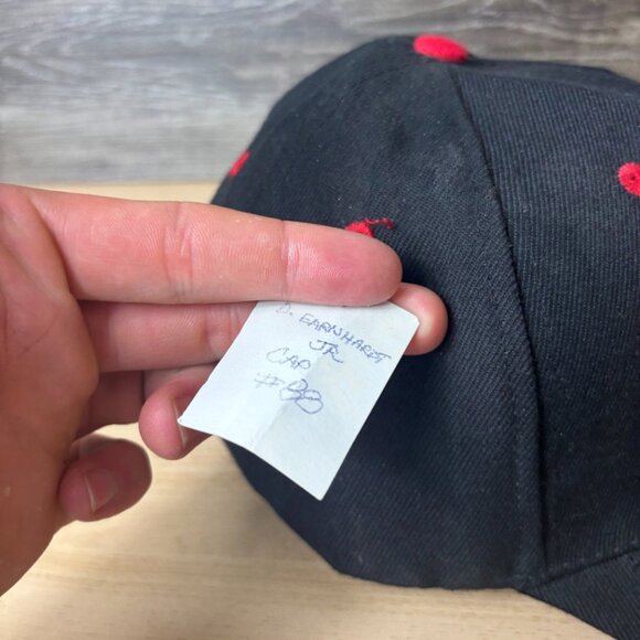 Vintage Nascar Hat Cap Strap Back Black Dale Earnhardt Jr Racing NWT - Picture 8 of 11